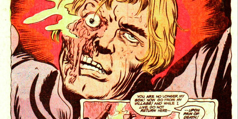 Jonah Hex face in Mark of the Demon