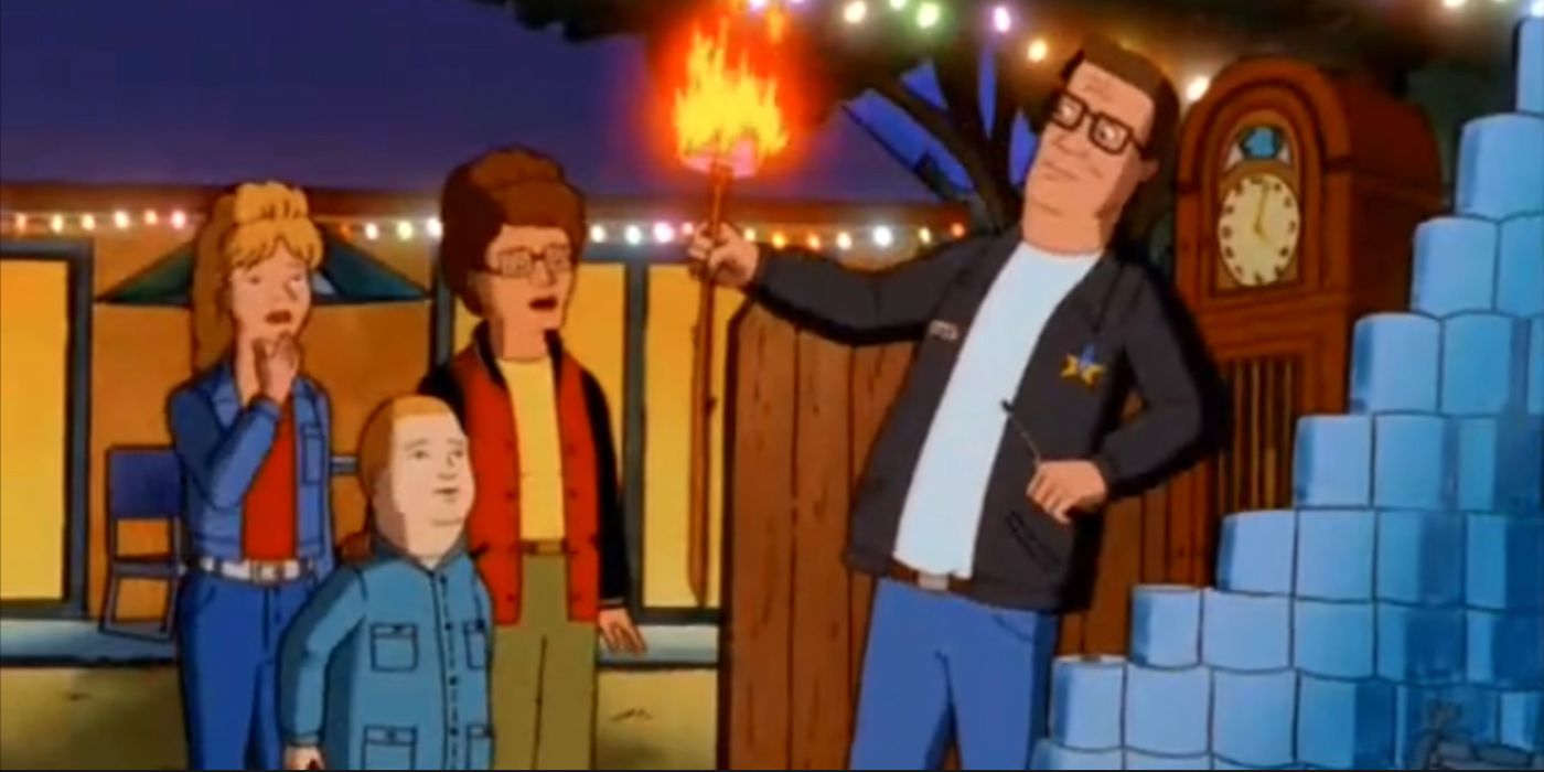 Hank celebrates Christmas with his family in Hillennium episode of King of the Hill