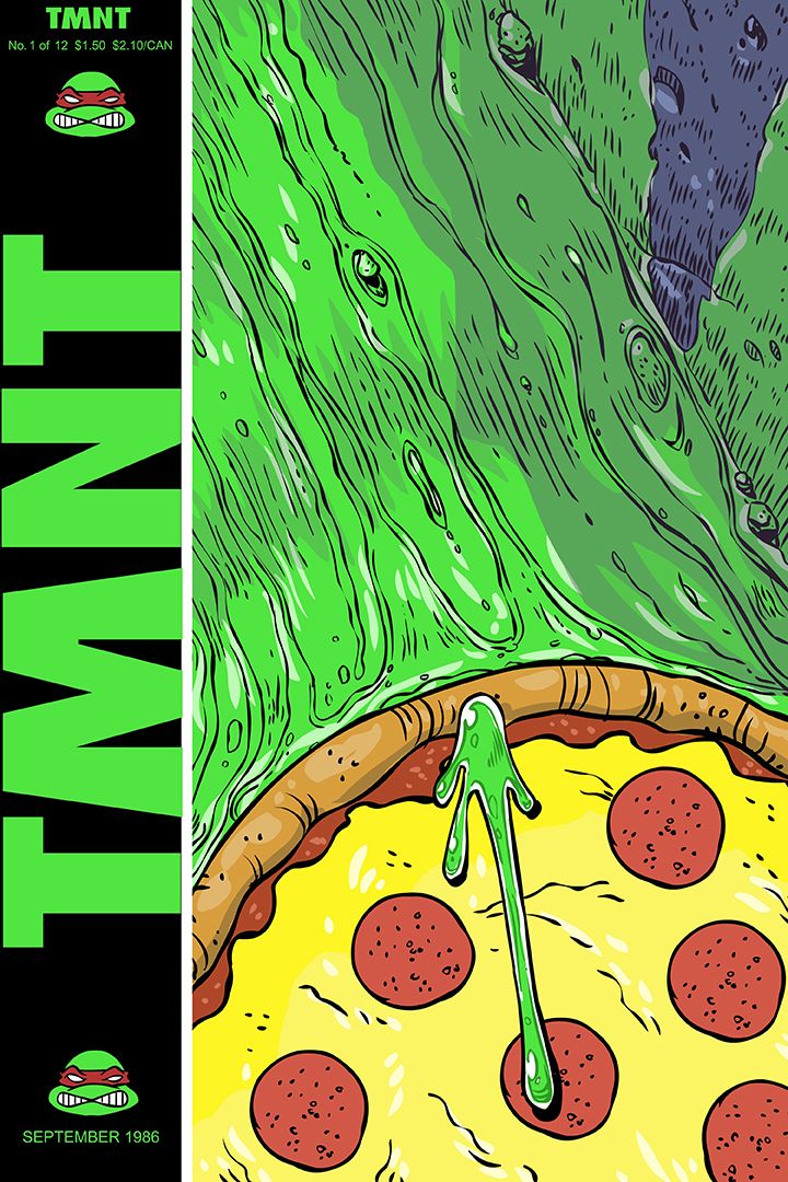 Line It Is Drawn: Teenage Mutant Ninja Turtles Crash Famous Comic Covers