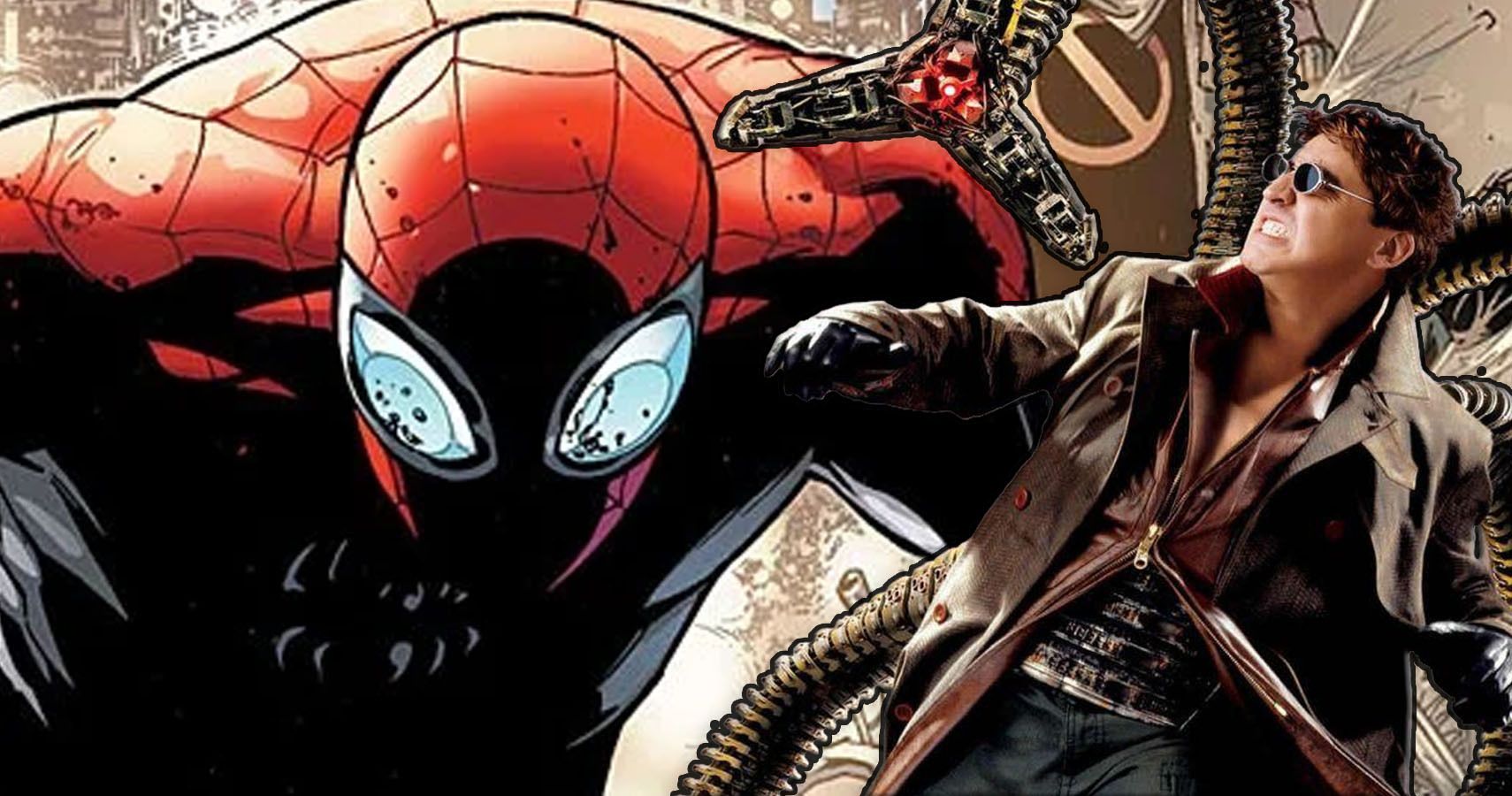 The Superior Spider-Man juxtaposed with Alfred Molina's Doc Ock in Marvel movies