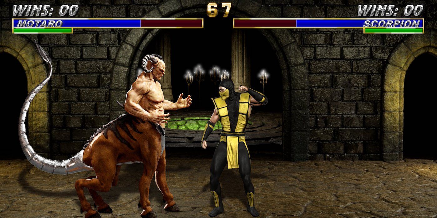Motaro luta contra Scorpion em MK: Ultimate 