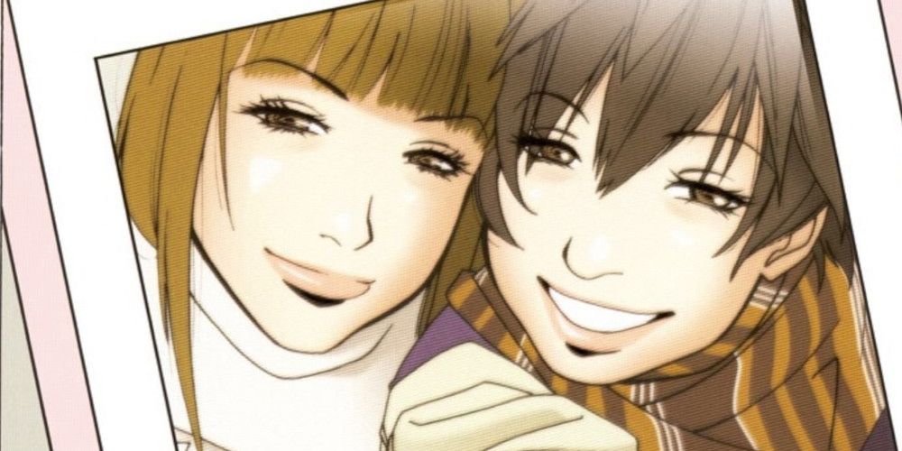 Nene and Jun in a polaroid picture in Maka-Maka