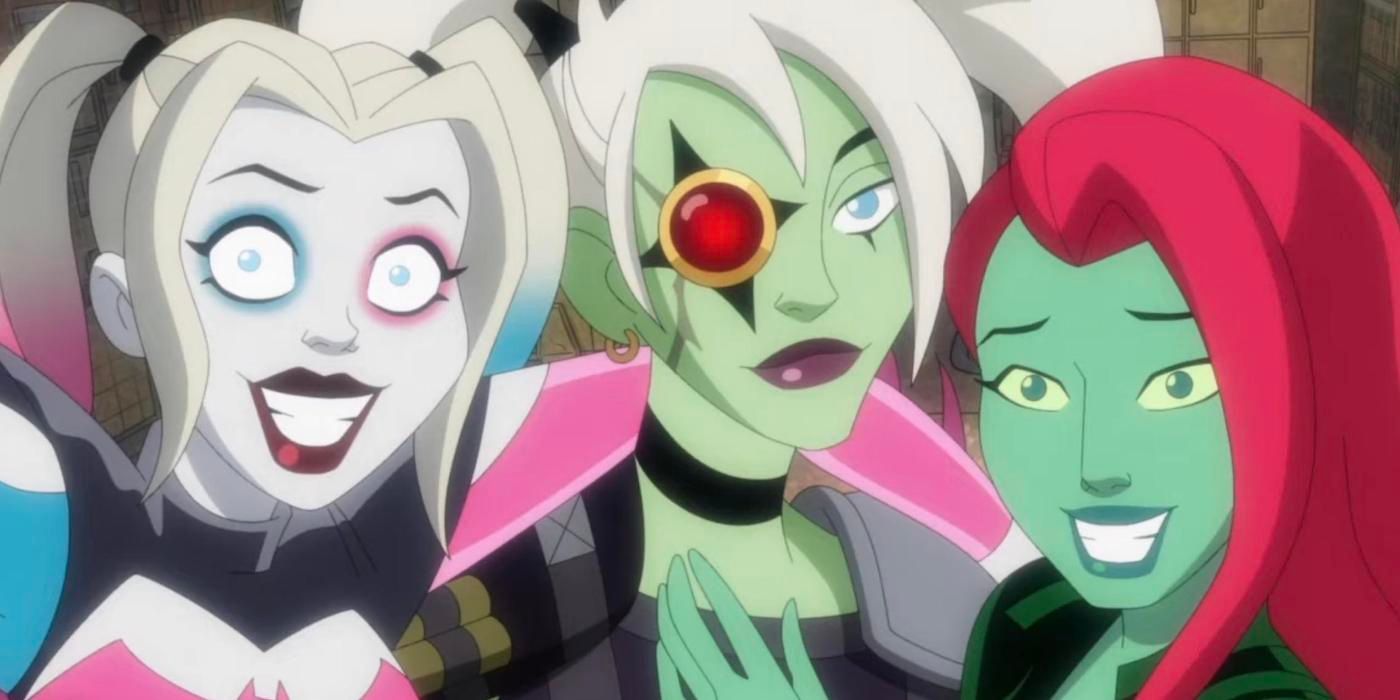 Neytiri tries to bond with Harley Quinn and Poison Ivy