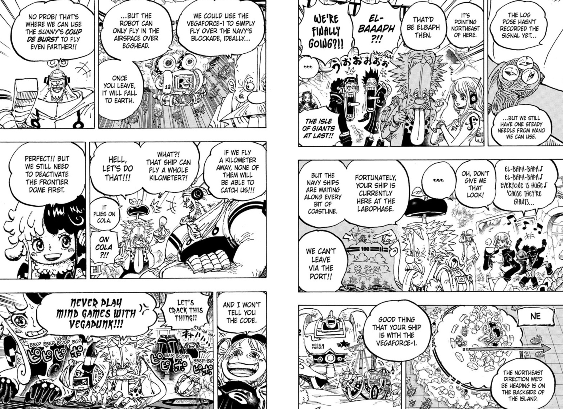 One Piece Chapter 1090 Pages 10-11