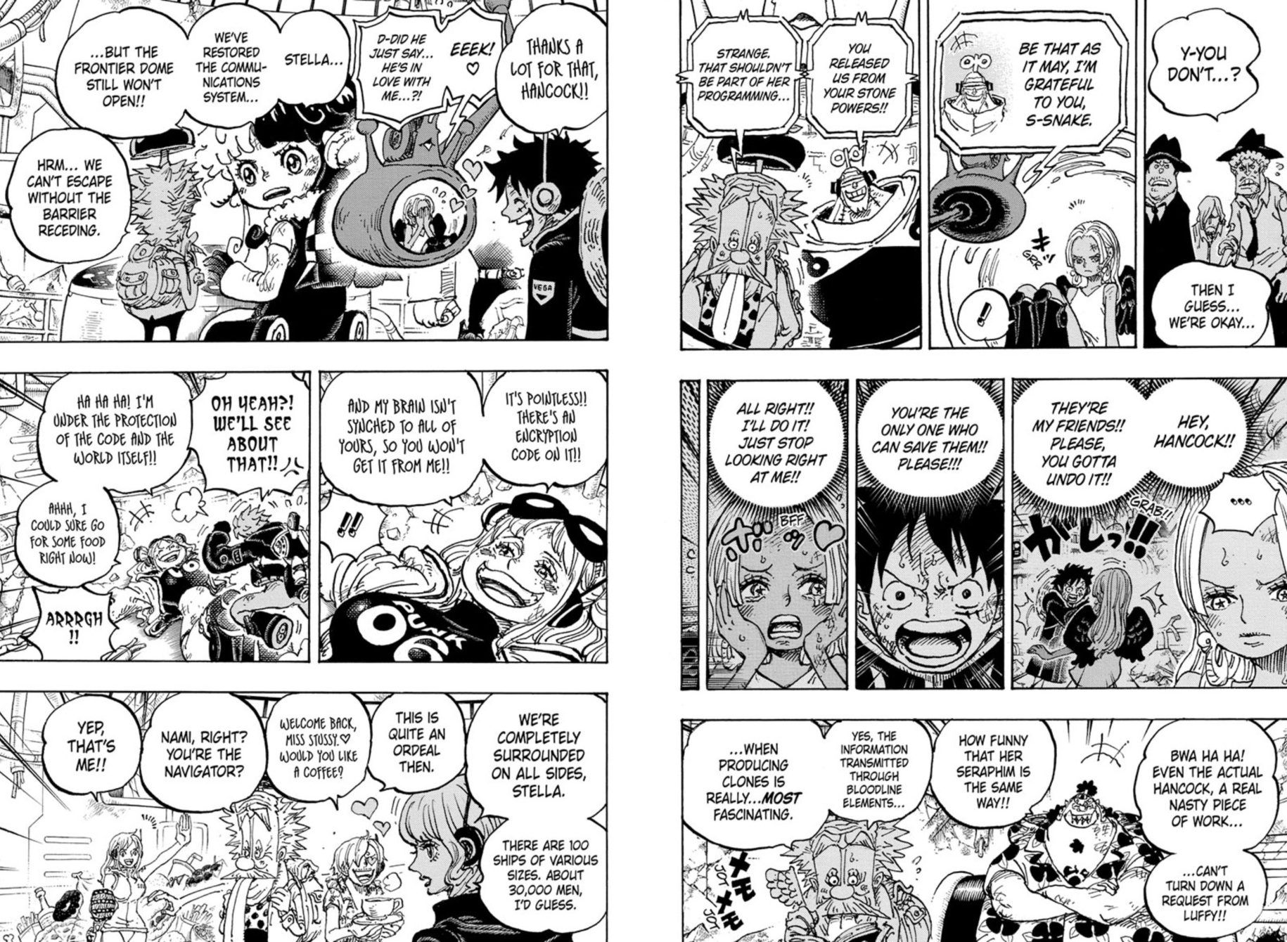 One Piece Chapter 1090 Pages 8-9