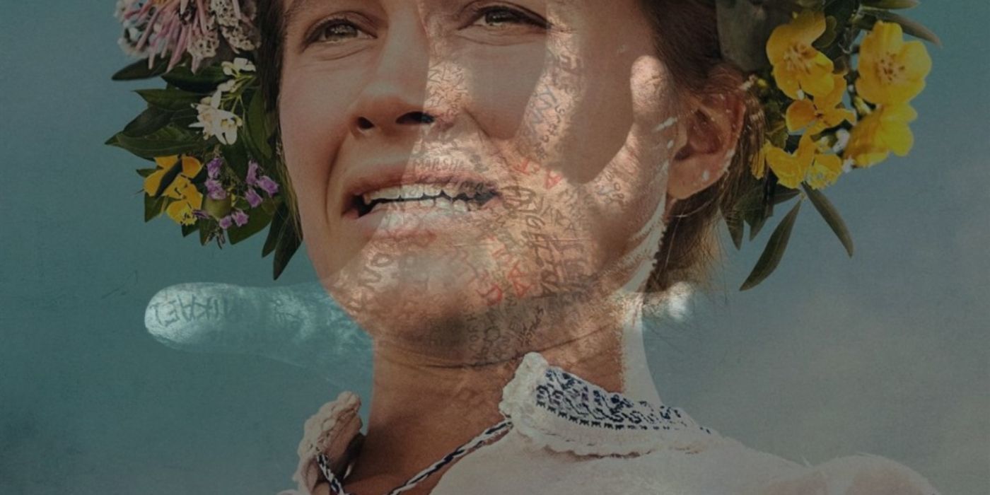 Fused image of the posters for A24's Talk to Me and Midsommar.