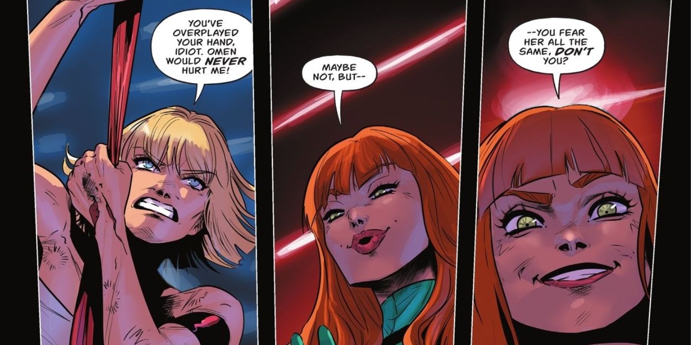 Power Girl faces a fake Omen in DC Comics Knight Terrors