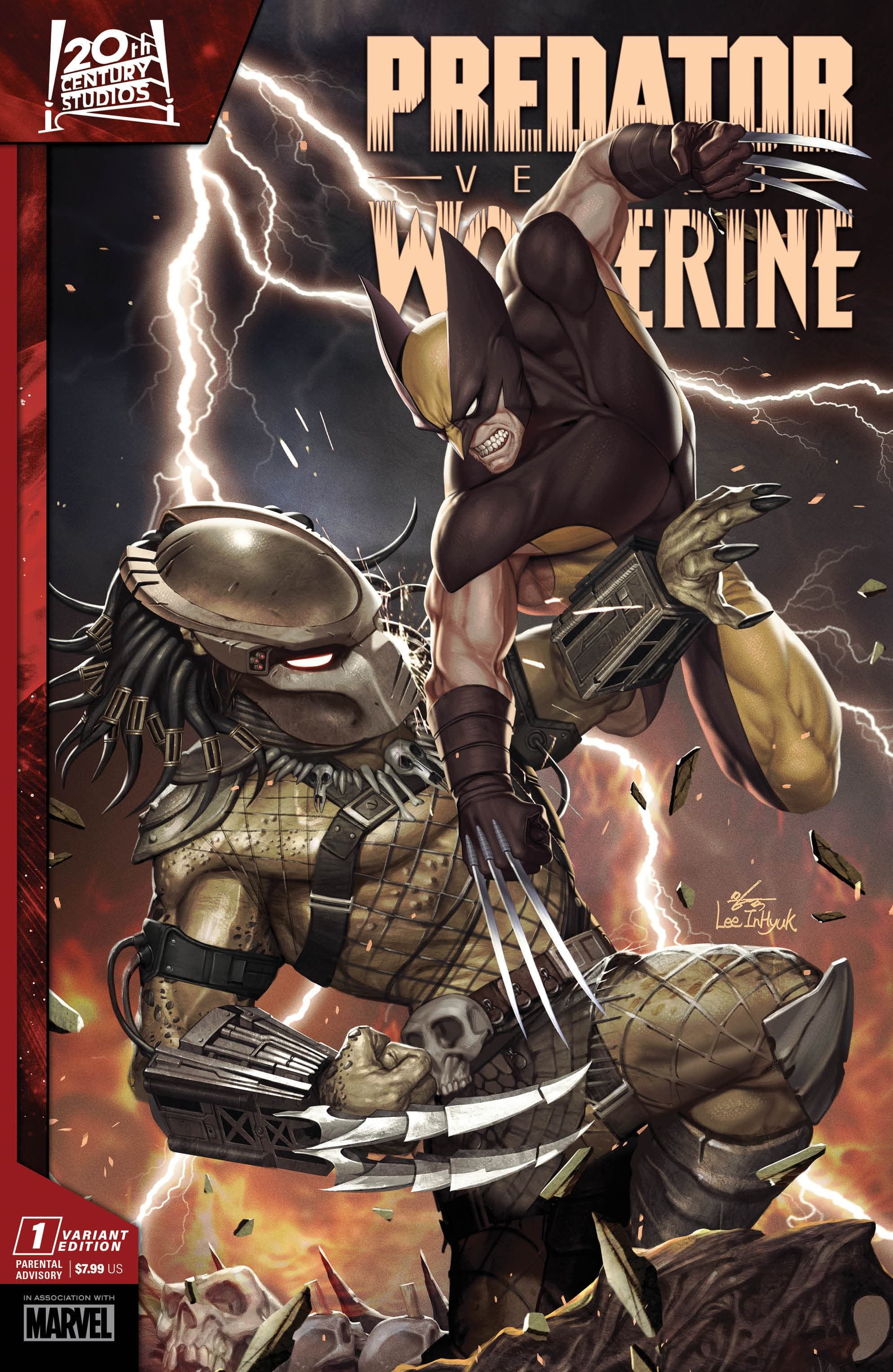 Marvel Releases Predator vs. Wolverine Variant Covers