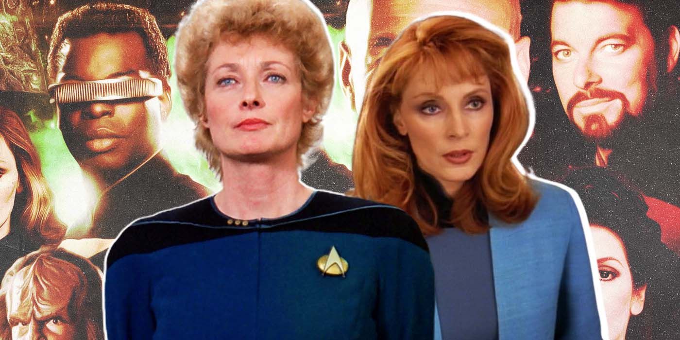 Pulaski and Crusher Star Trek: The Next Generation