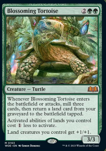 Blossoming Tortoise MTG