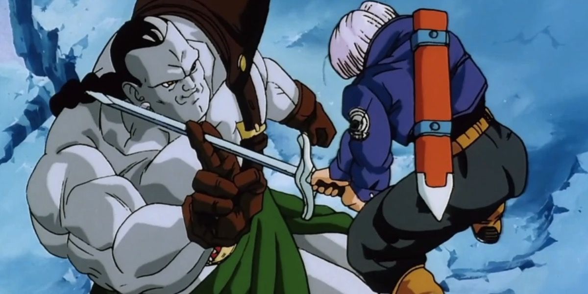 Android 14 blocks Trunks' sword with just two fingers