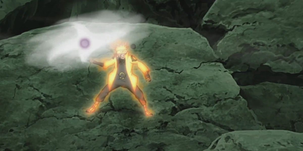 Naruto unleashes his Tailed Beast Ball Rasenshuriken