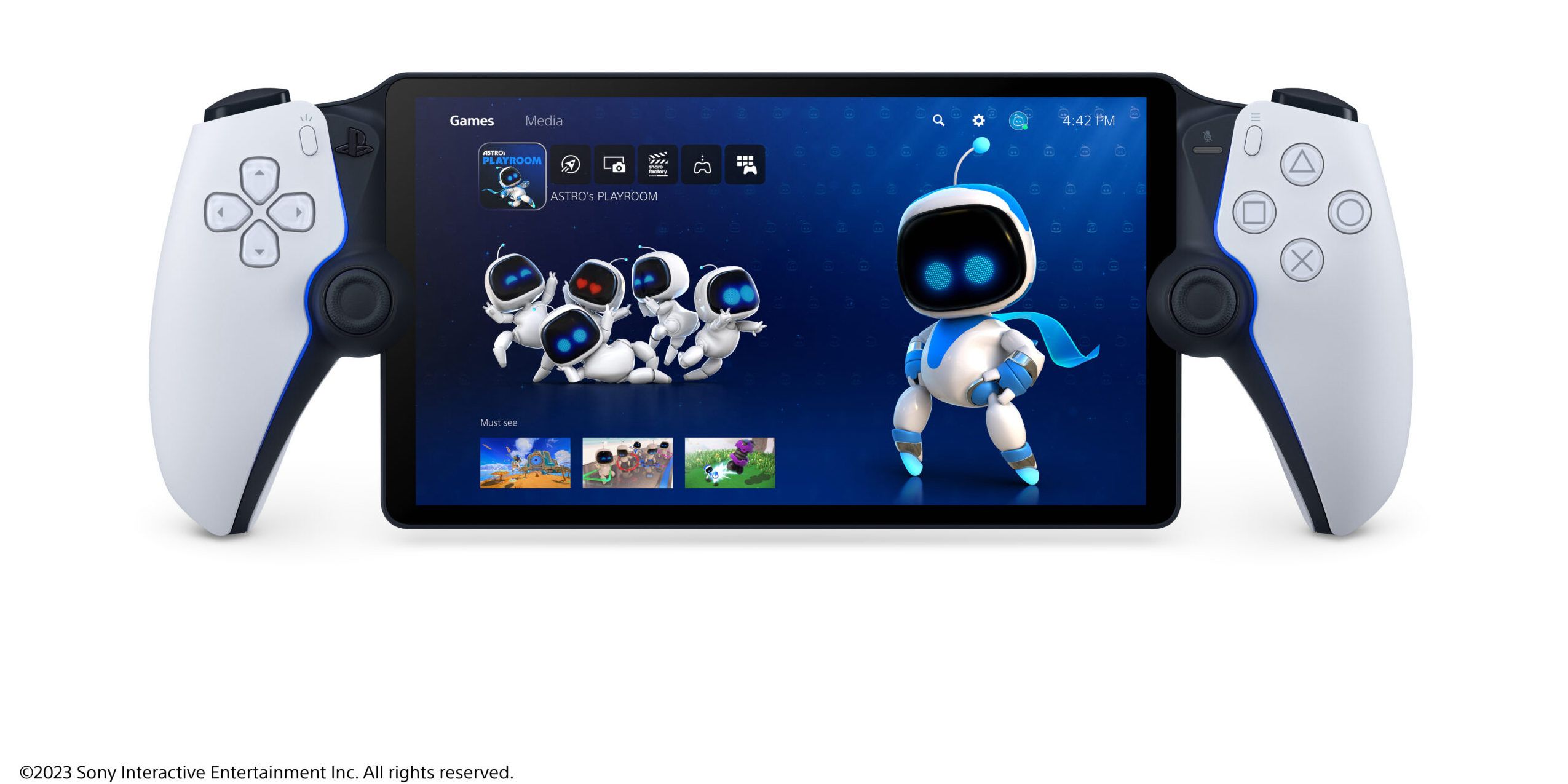 Sony's new PlayStation Portal remote player for the PS5
