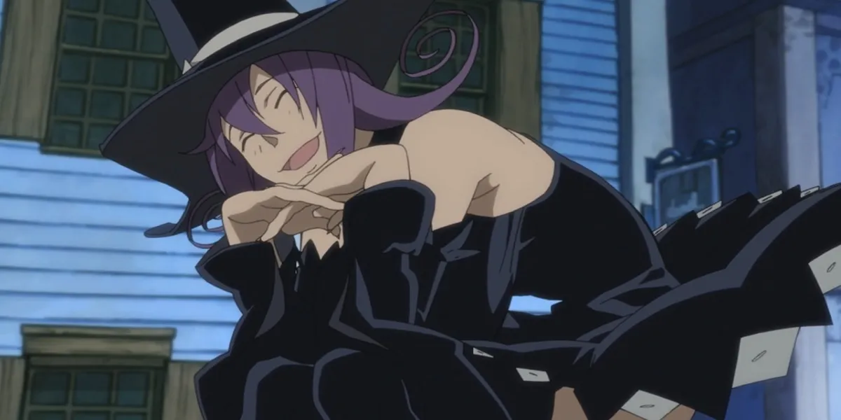 Blair smiling with hands on her chin, Soul Eater