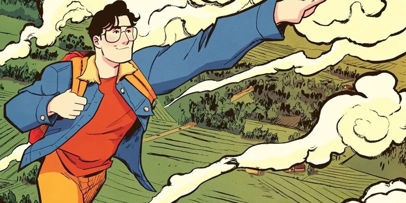 Superman in a panel from the upcoming Superman: The Harvests of Youth.