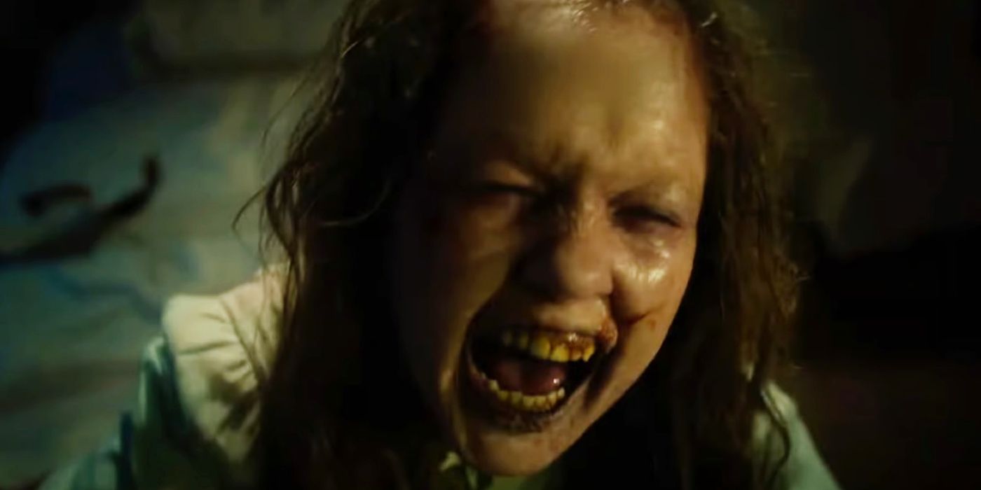 A demonic child in The Exorcist: Believer 