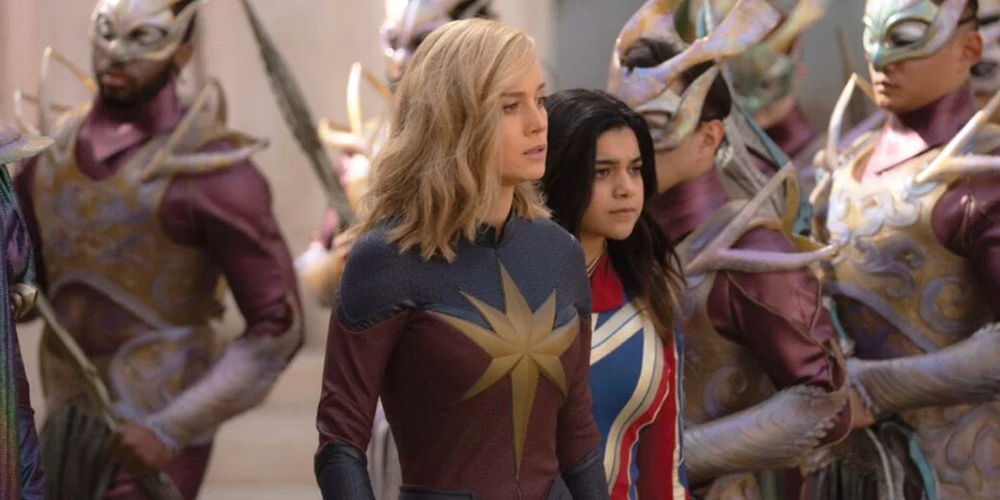Carol Danvers and Kamala Khan together in The Marvels