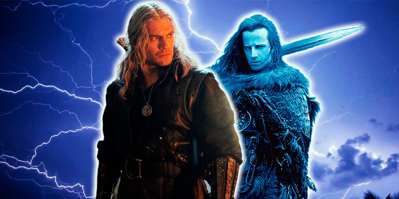 The Witcher (Henry Cavill) and Highlander (Christopher Lambert)