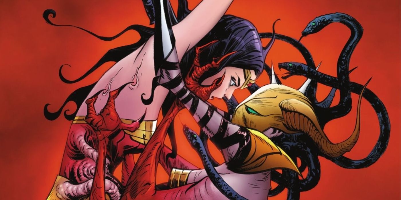 Wonder Woman faces off with her nightmare form in Knight Terrors: Wonder Woman #2