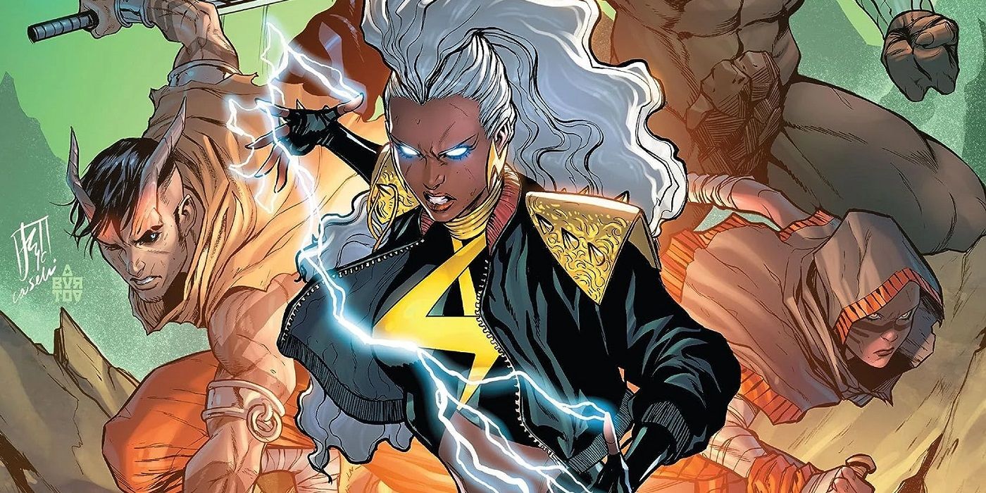 Storm is ready to strike in battle in X-Men Red