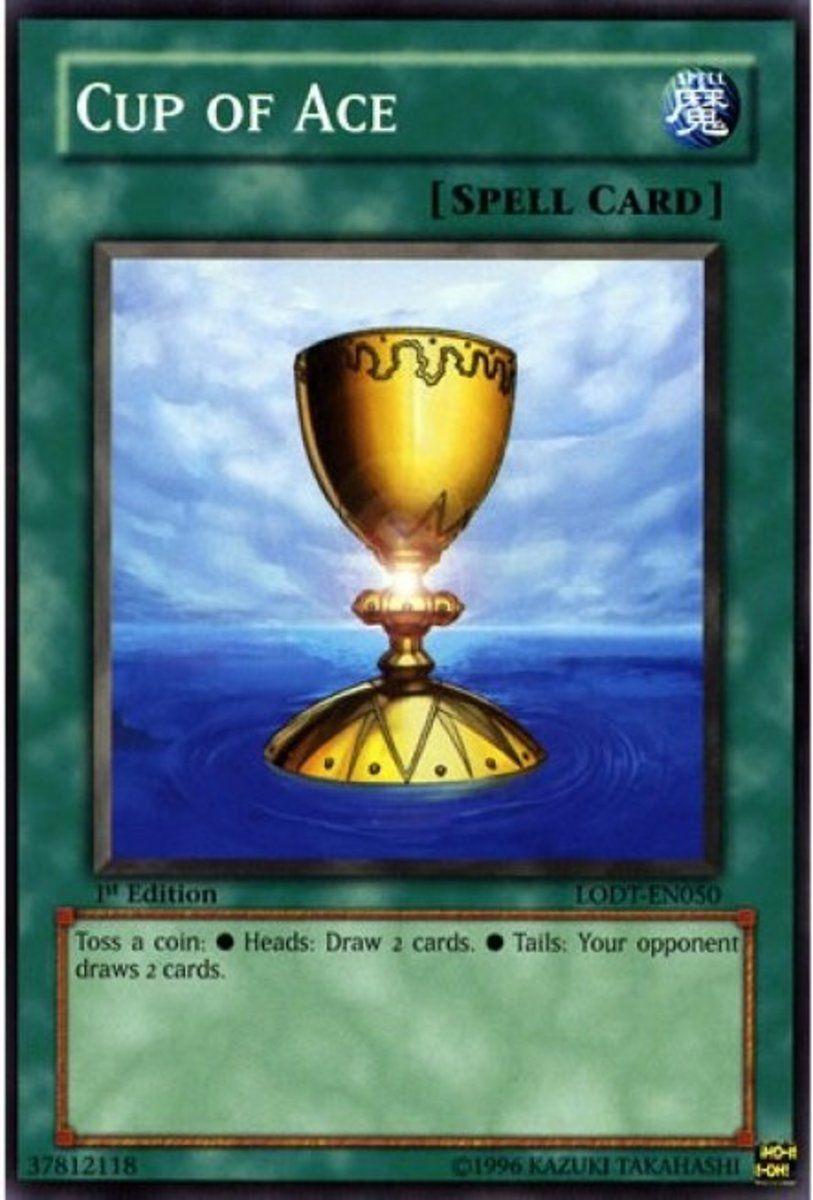 The Cup of Ace Magic card from YuGiOh! Duel Links