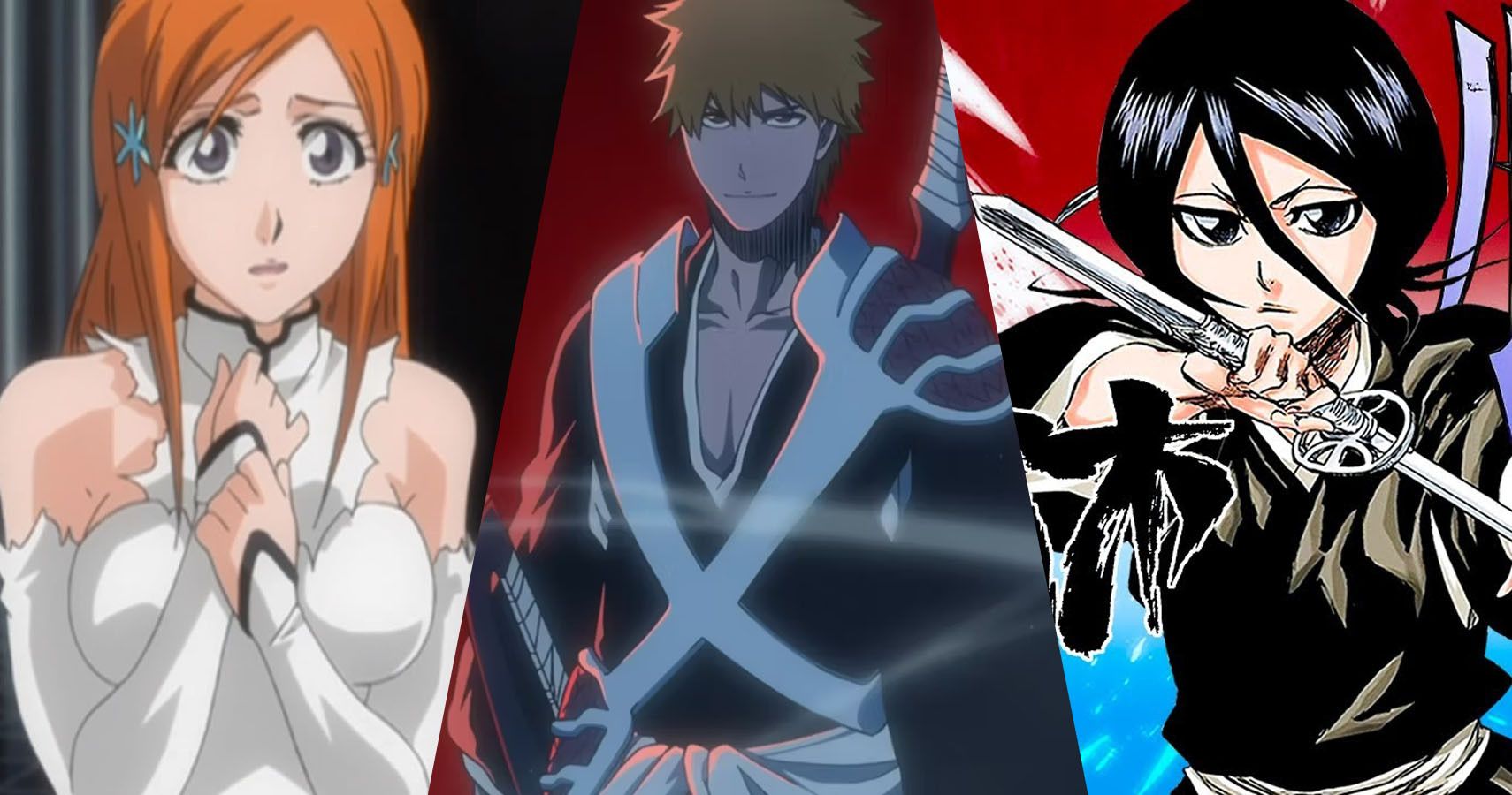 3 way split of Orihime, Ichigo, and Rukia