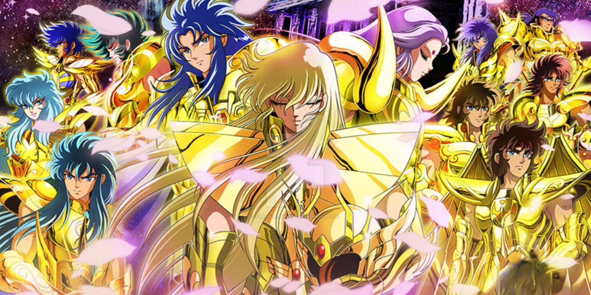 The Gold Saints from Saint Seiya