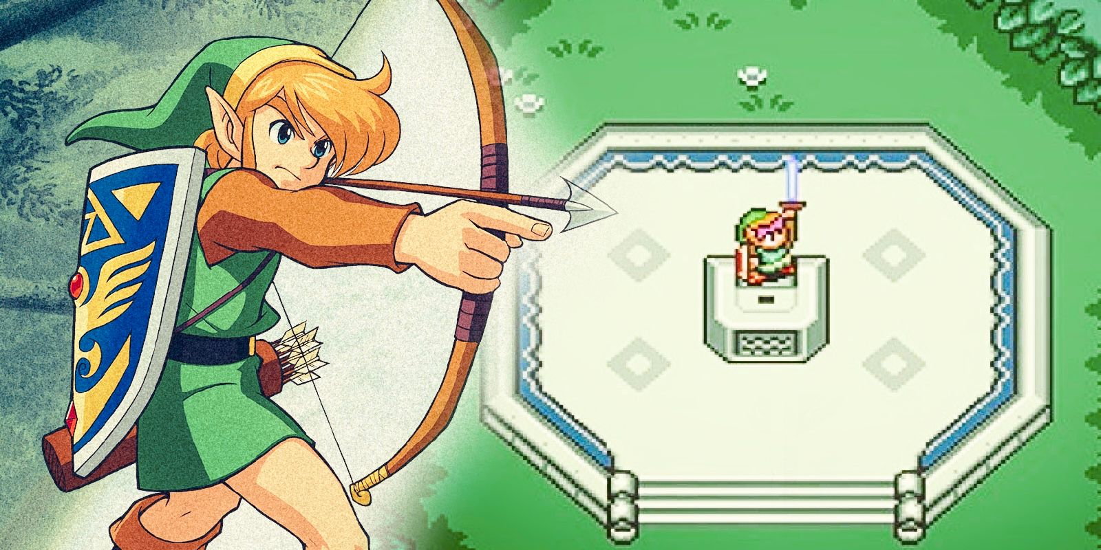 Imagem de recurso de um link para o passado com os melhores jogos Zelda para novos jogadores