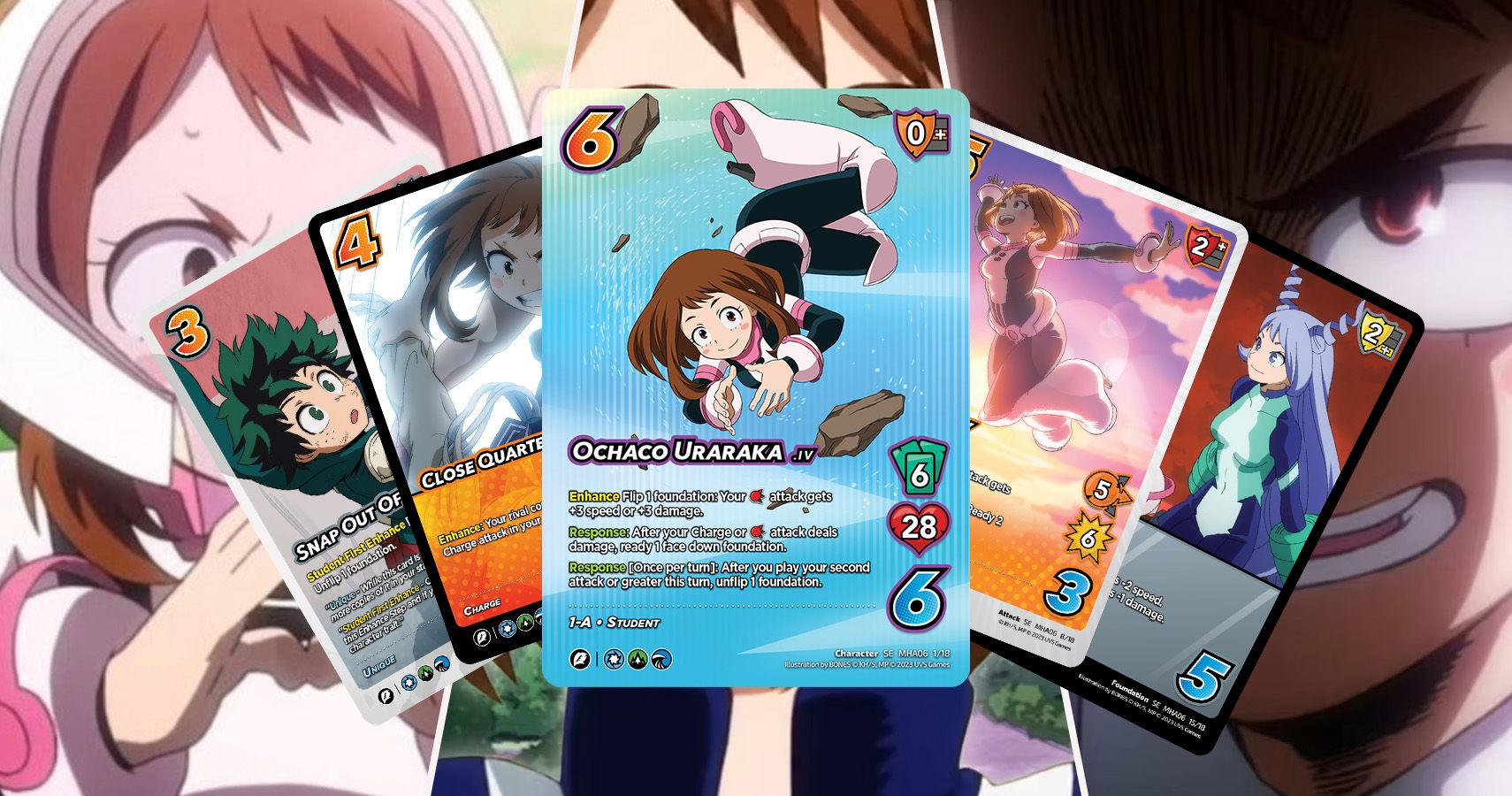 Exclusive Spoilers for The Ochaco Uraraka MHA Jet Burn Deck