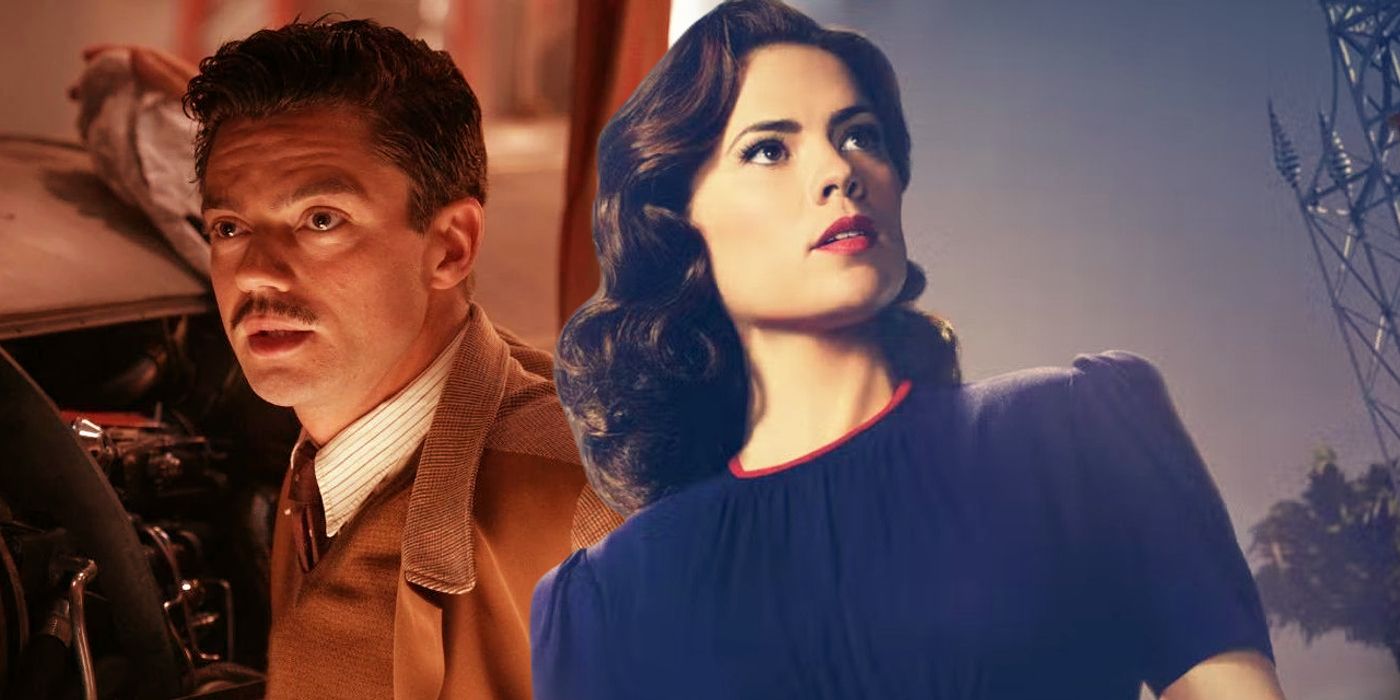 Howard Stark (Dominic Cooper) and Peggy Carter (Hayley Atwell) in Agent Carter