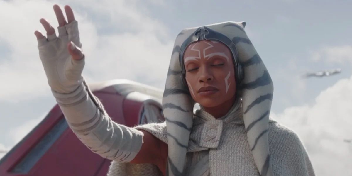 Ahsoka, a Branca, de Rosario Dawson, alcança o Purrgil.