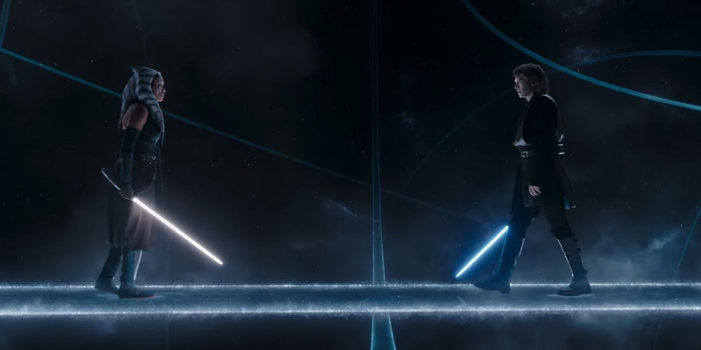 Ahsoka Tano vs Anakin Skywalker no mundo entre mundos