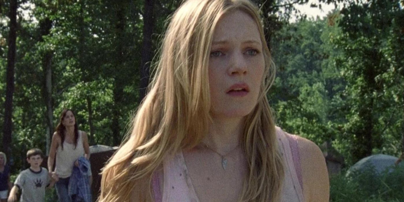 Emma Bell as Amy in The Walking Dead.