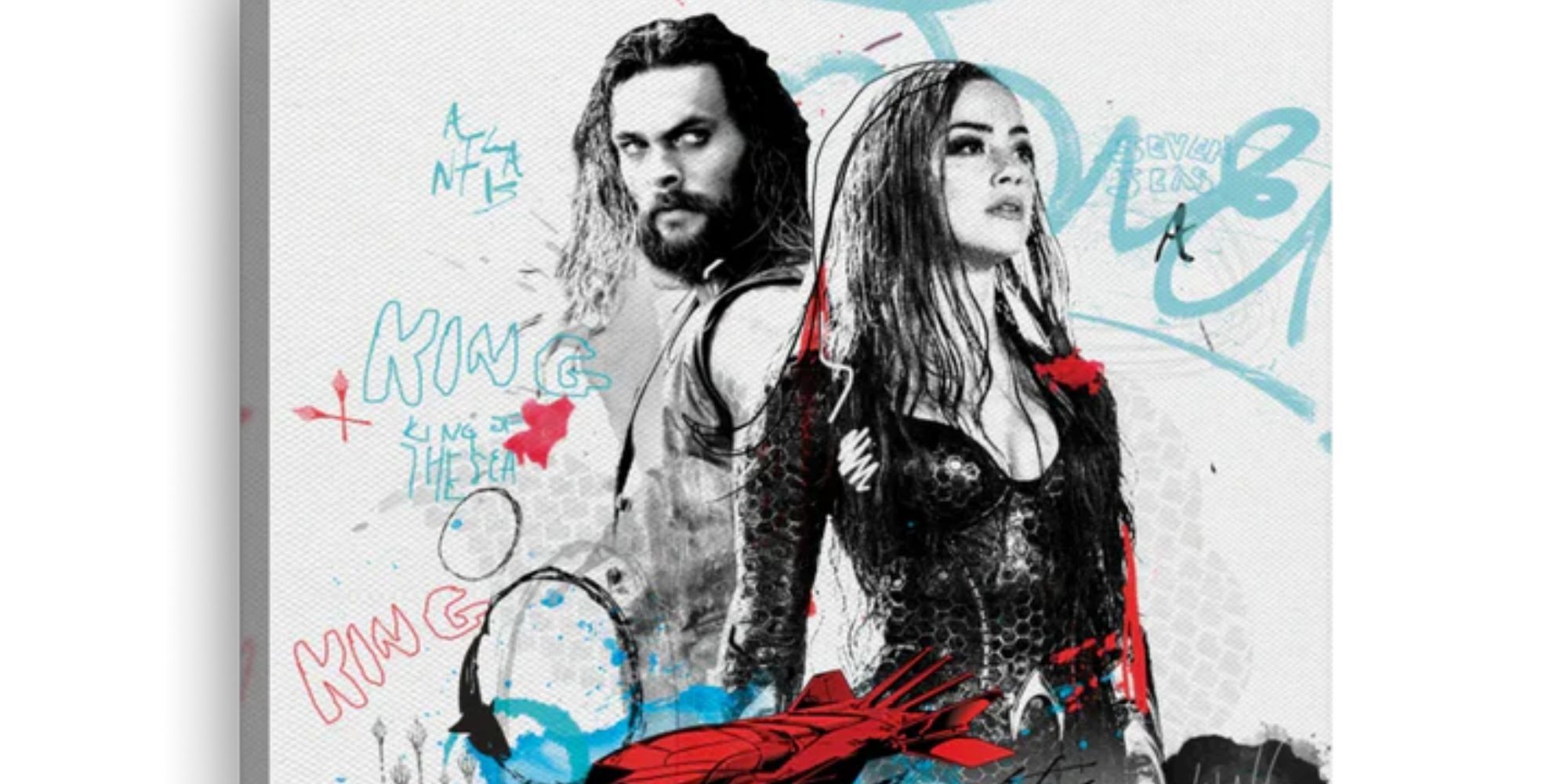 Captura de tela de produtos licenciados de Aquaman e Mera Aquaman 2