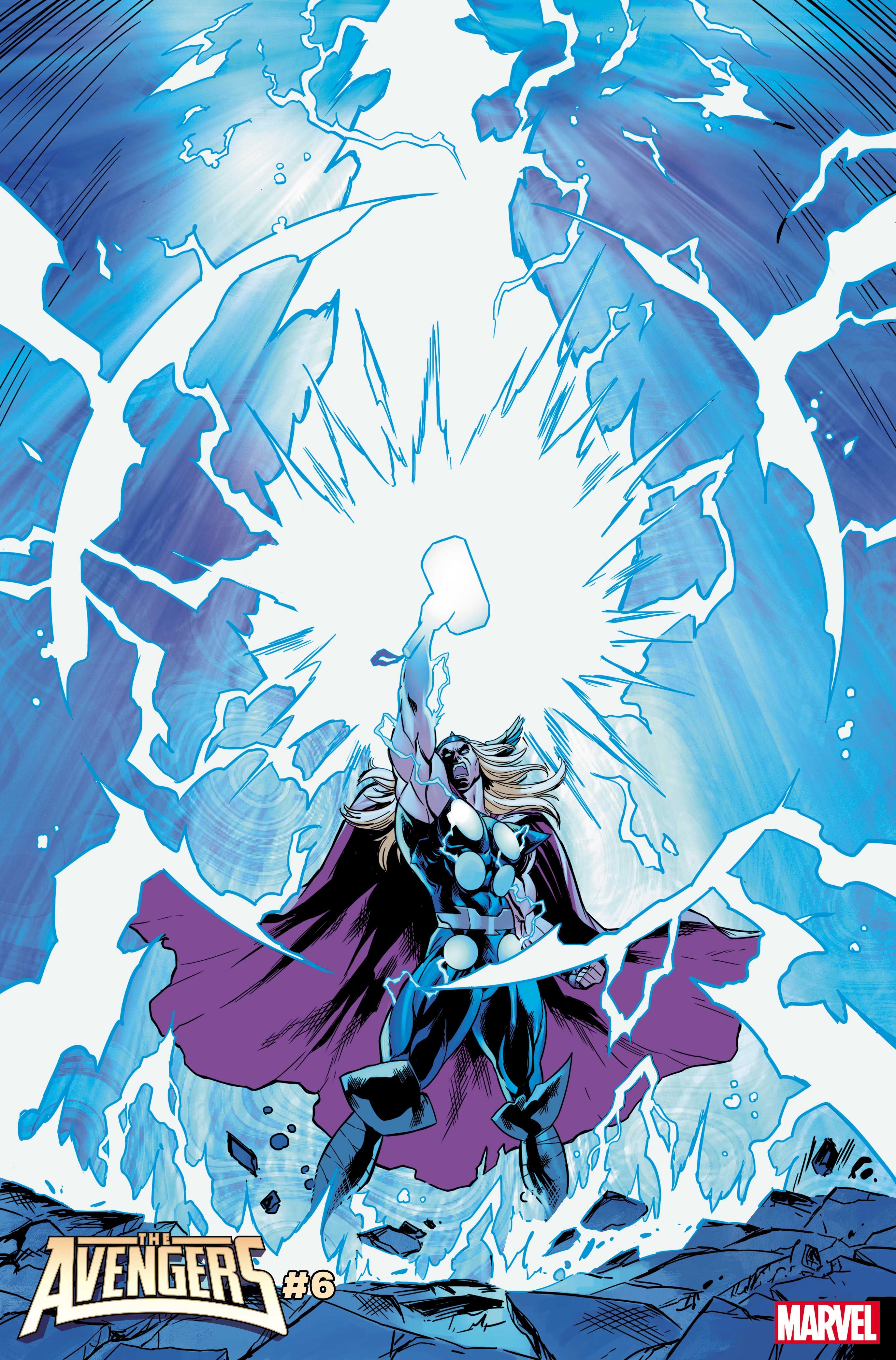 Thor summons lightning in Marvel's Avengers #6