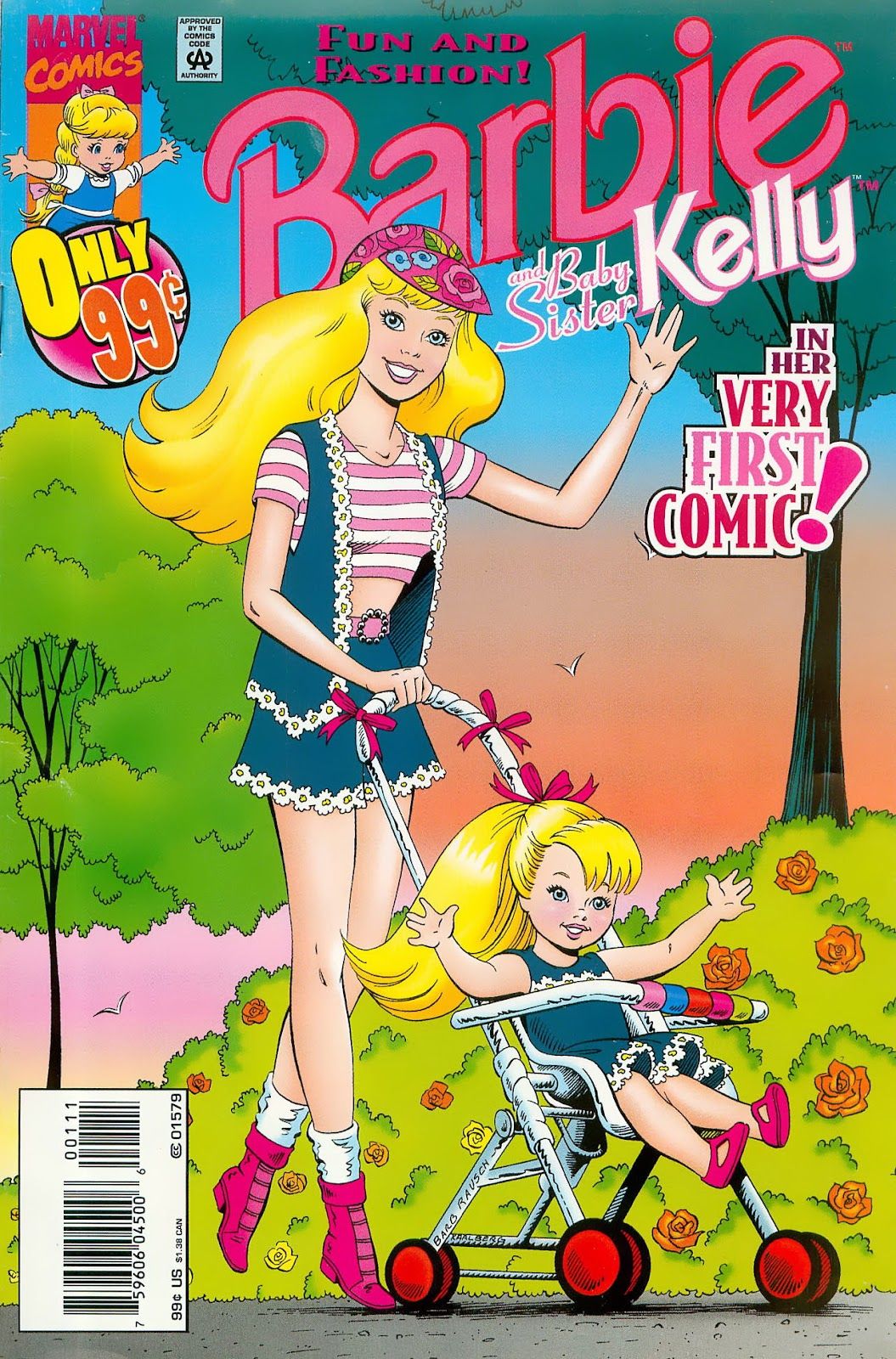 A irmã mais nova da Barbie, Kelly, ganhou sua própria série de quadrinhos