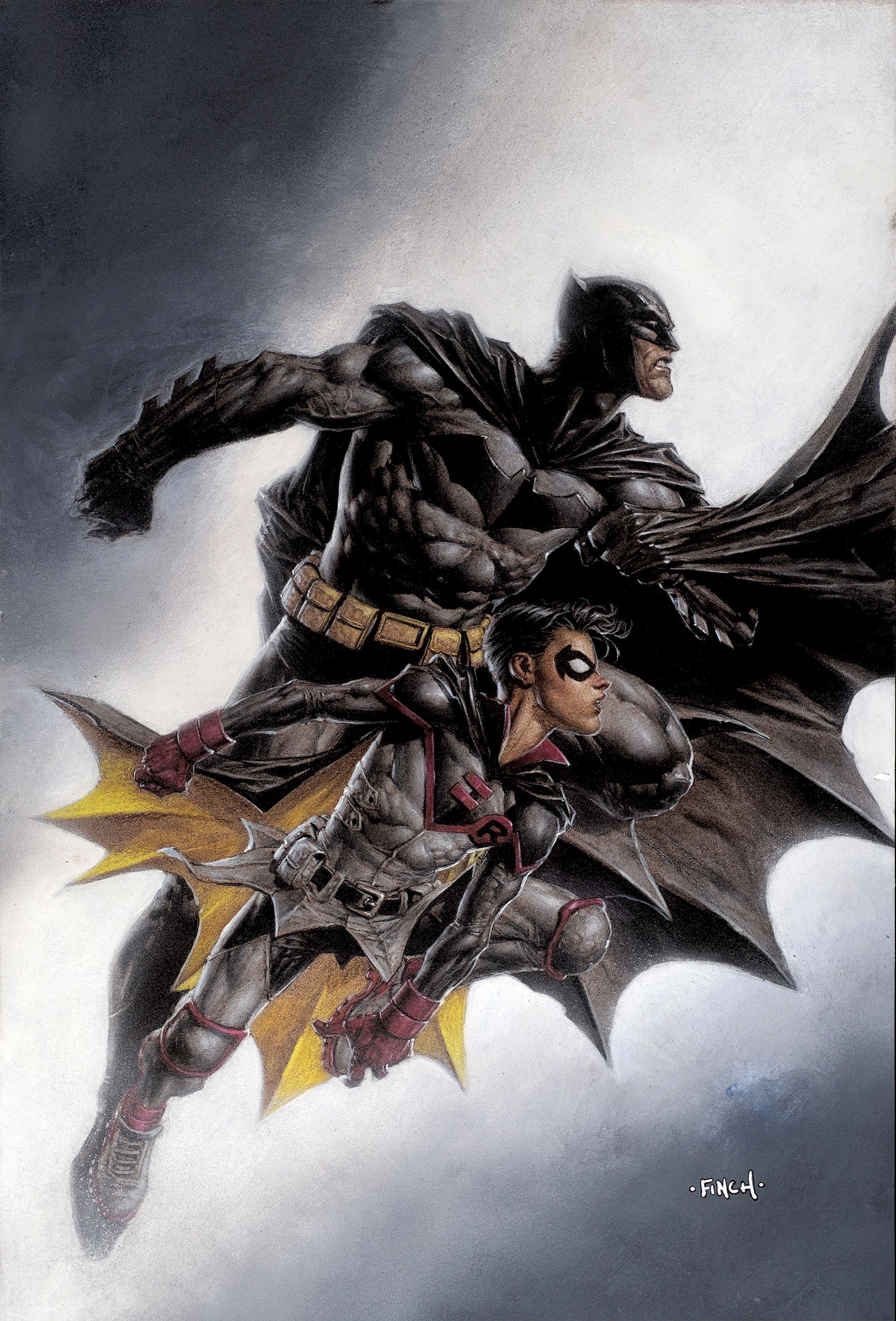 Batman and Robin 4 Open to Order Variant (Finch)