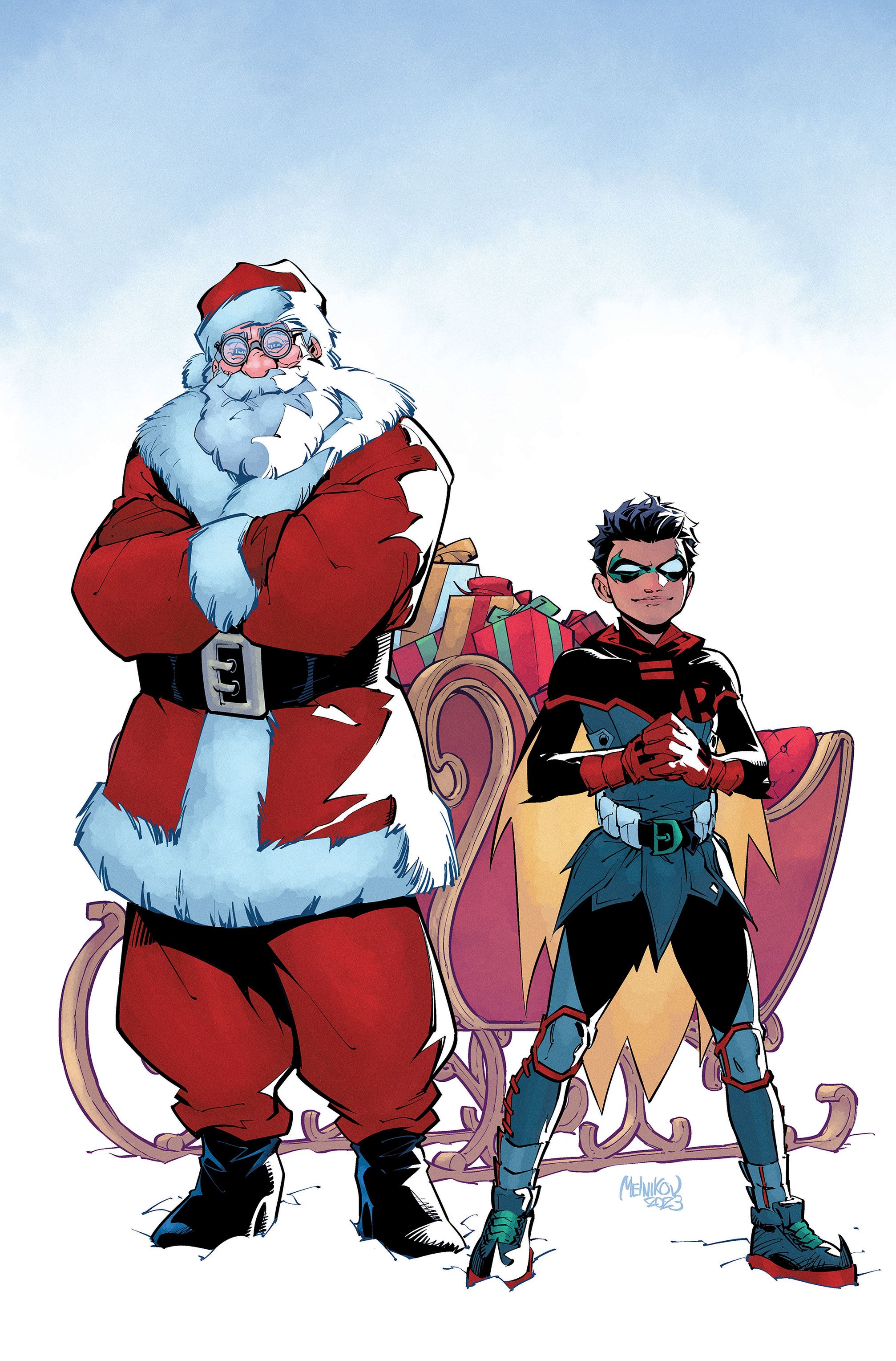 Batman and Robin 4 Santa Variant