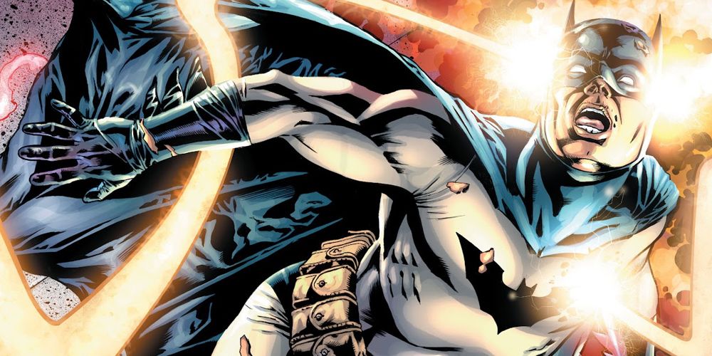 Batman é baleado pelos Omega Beams de Darkseid em Final Crisis