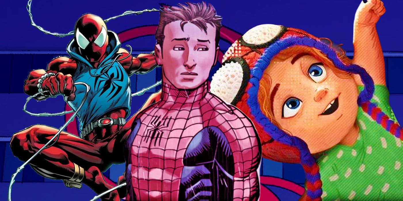 Ben Reilly, Peter Parker, and Mayday Parker from Spider-Man