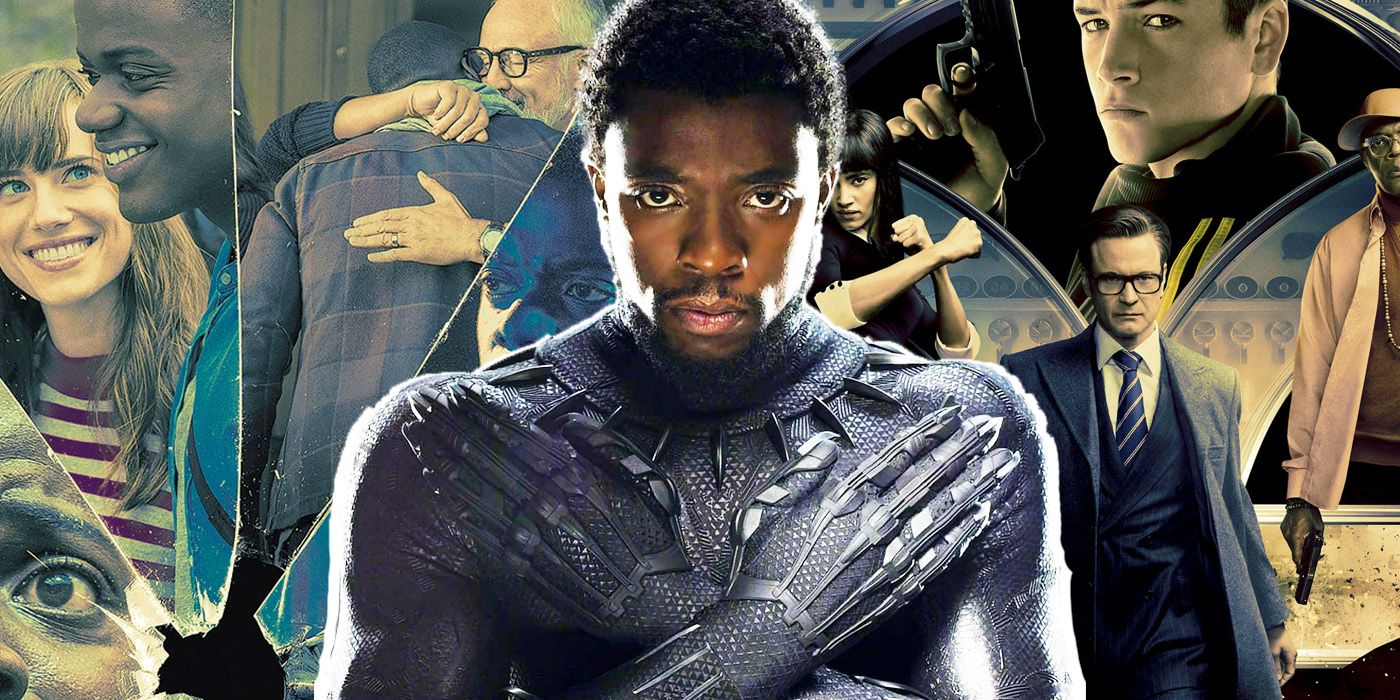 Black Panther, Get Out, and Kingsman The Secret Service
