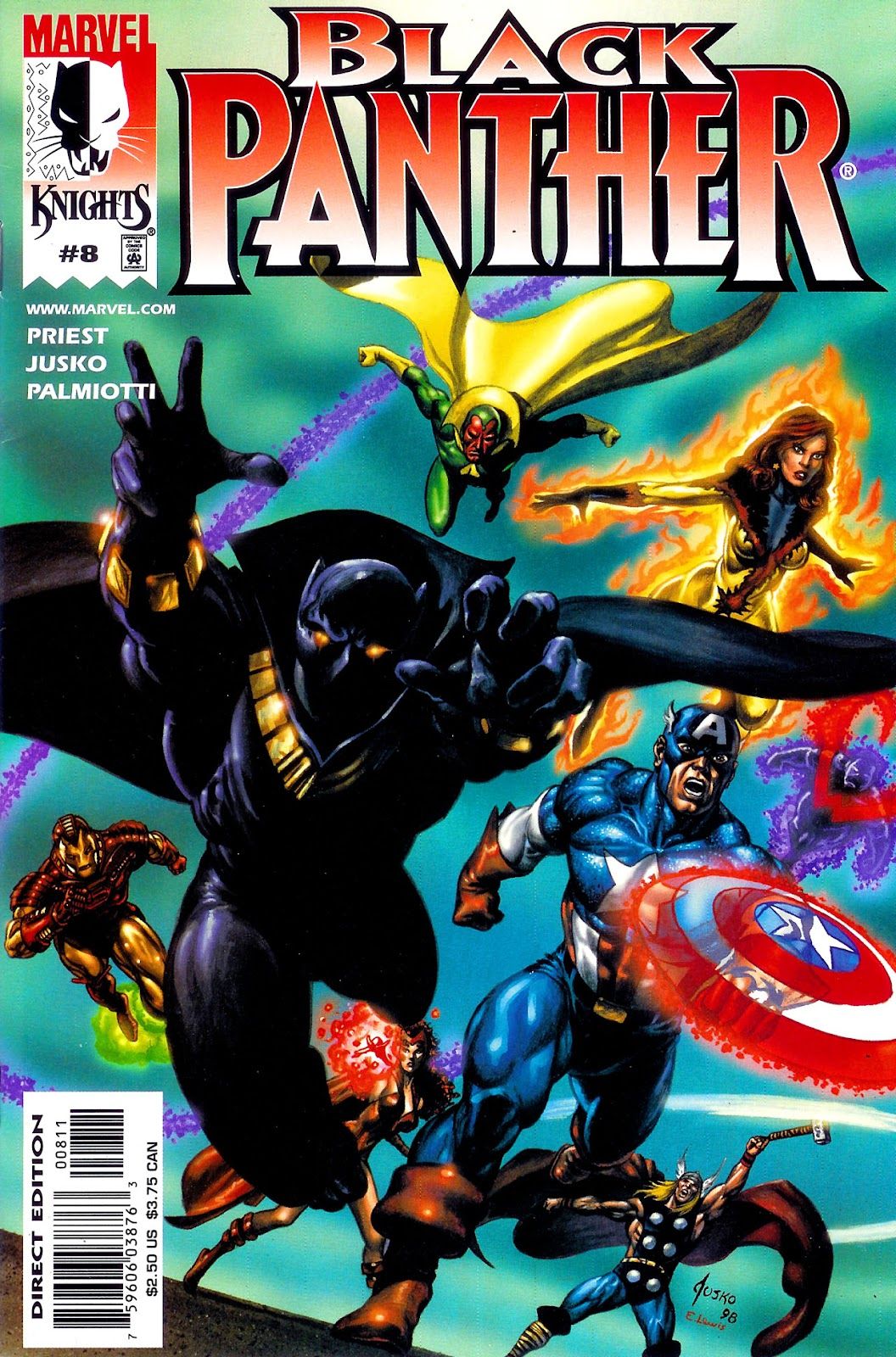 Pantera Negra encontra os Vingadores