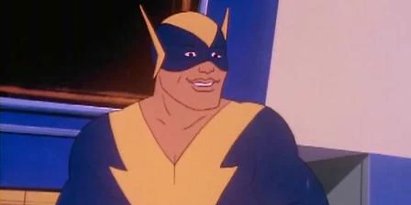 black vulcan as he appeared on the classic dc animated superfriends