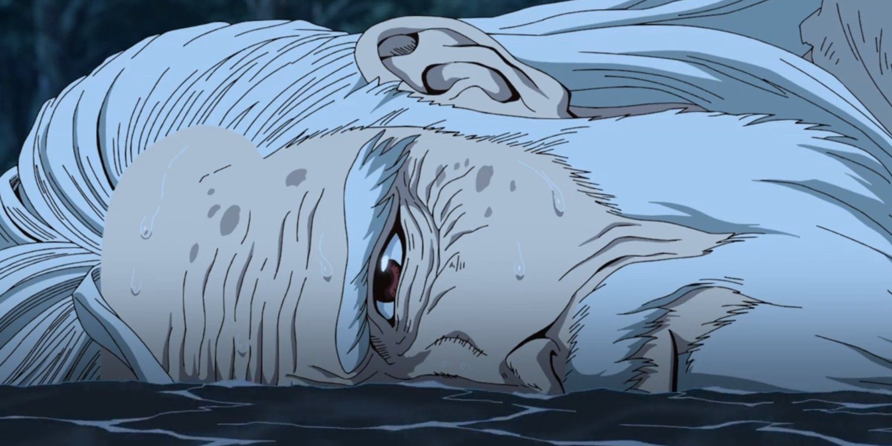byakuya ishigami está morto no riacho