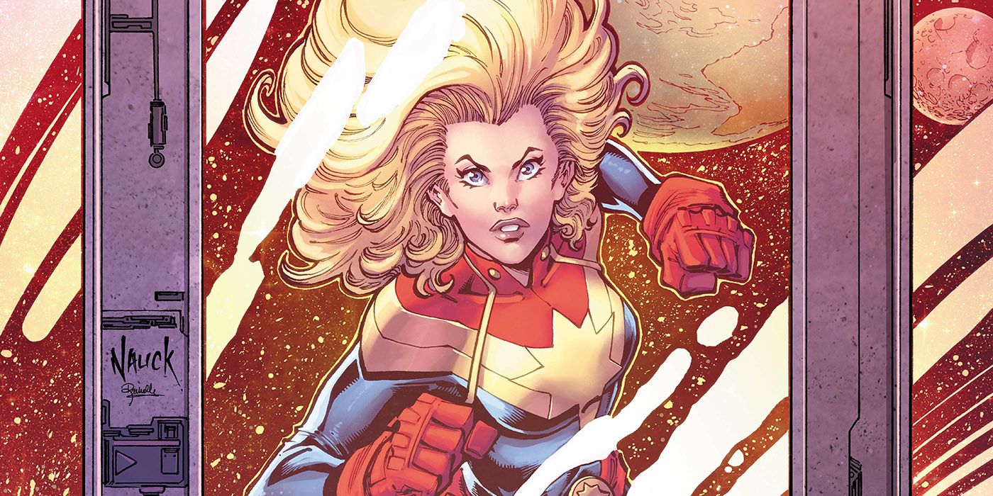 Captain Marvel #1 variant cover.