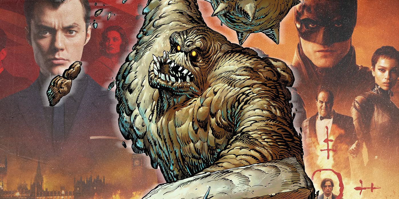 Clayface from DC Comics overlayed the cover photo of Pennyworth and The Batman
