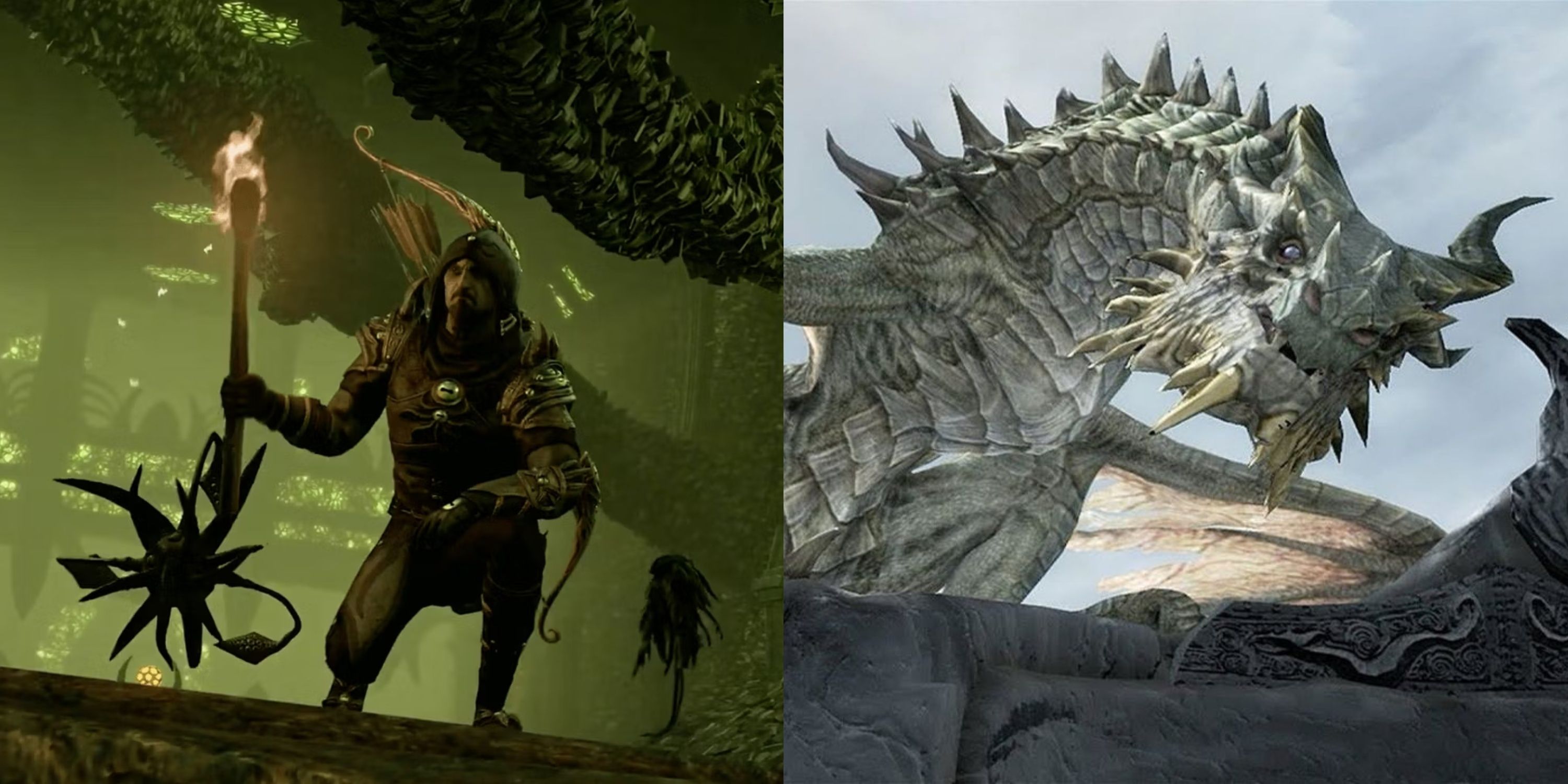 Apocrypha and Parthanax as they appear in The Elder Scrolls - Skyrim