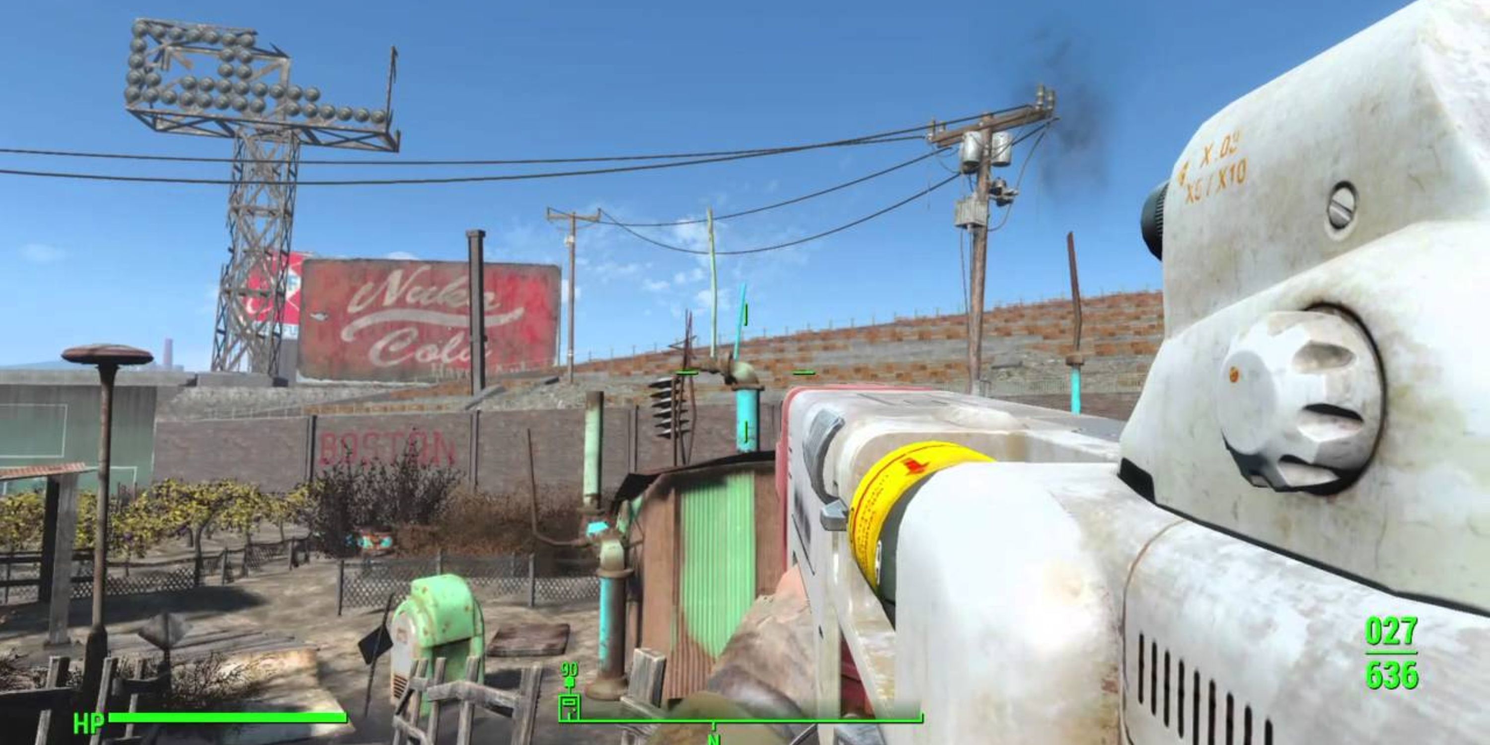 Red Seat de Diamond City visto durante os eventos de Fallout 4