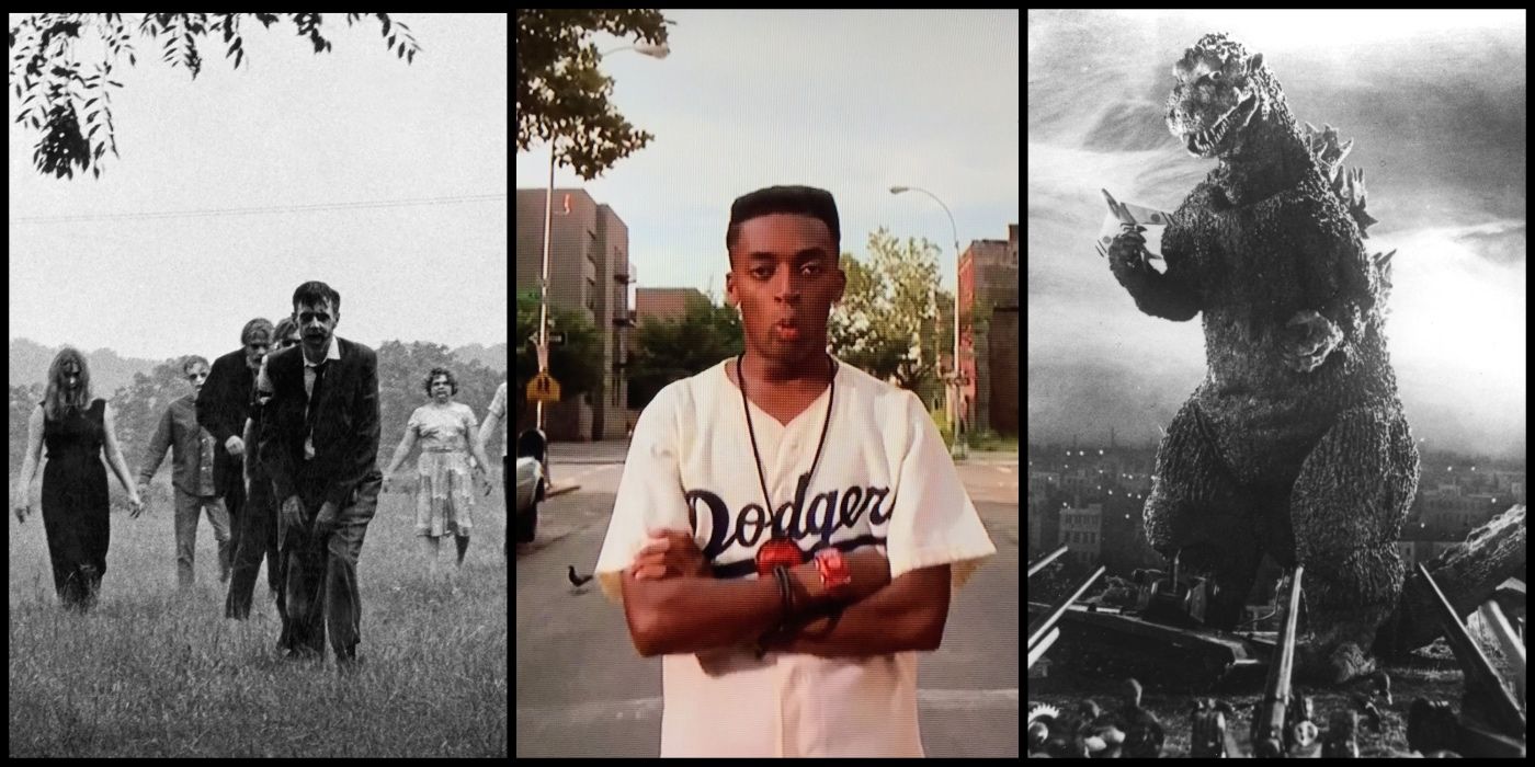 Night of the Living Dead, Spike Lee in Do the Right Thing and Godzilla