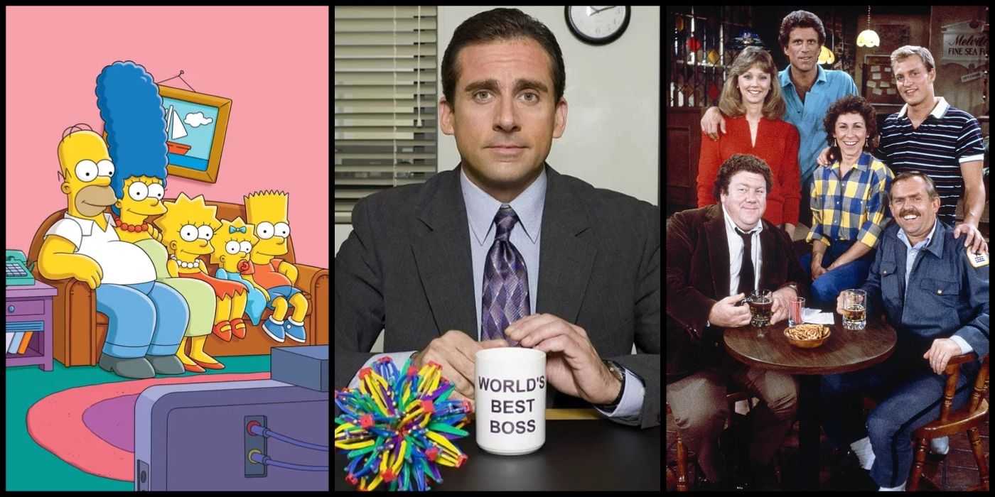 The Simpsons, Michael Scott of The Office and the cast of Cheers